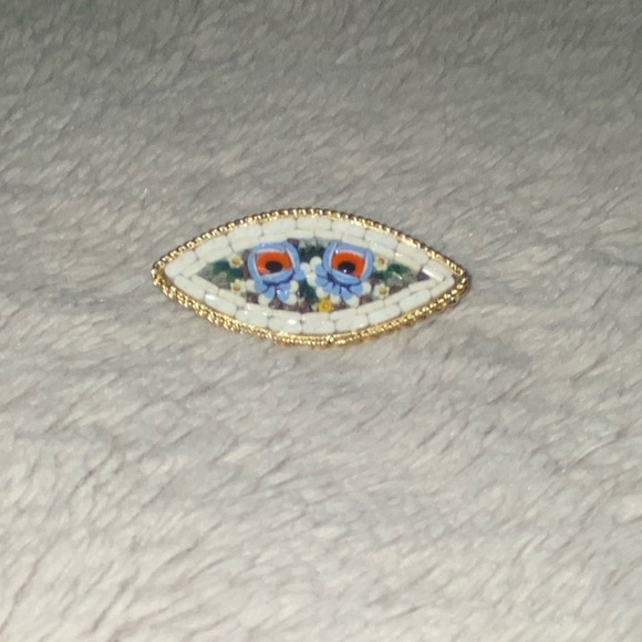 Mosaic Tile Pin from Italy - Picture 2 of 6